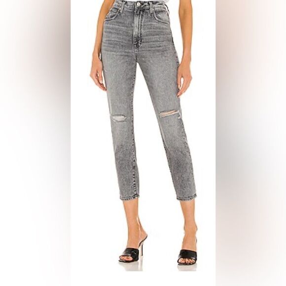 SLVRLAKE Premium Denim BEATNIK Ankle in After Midnight Made in USA Size 25 NWOT - Picture 1 of 9